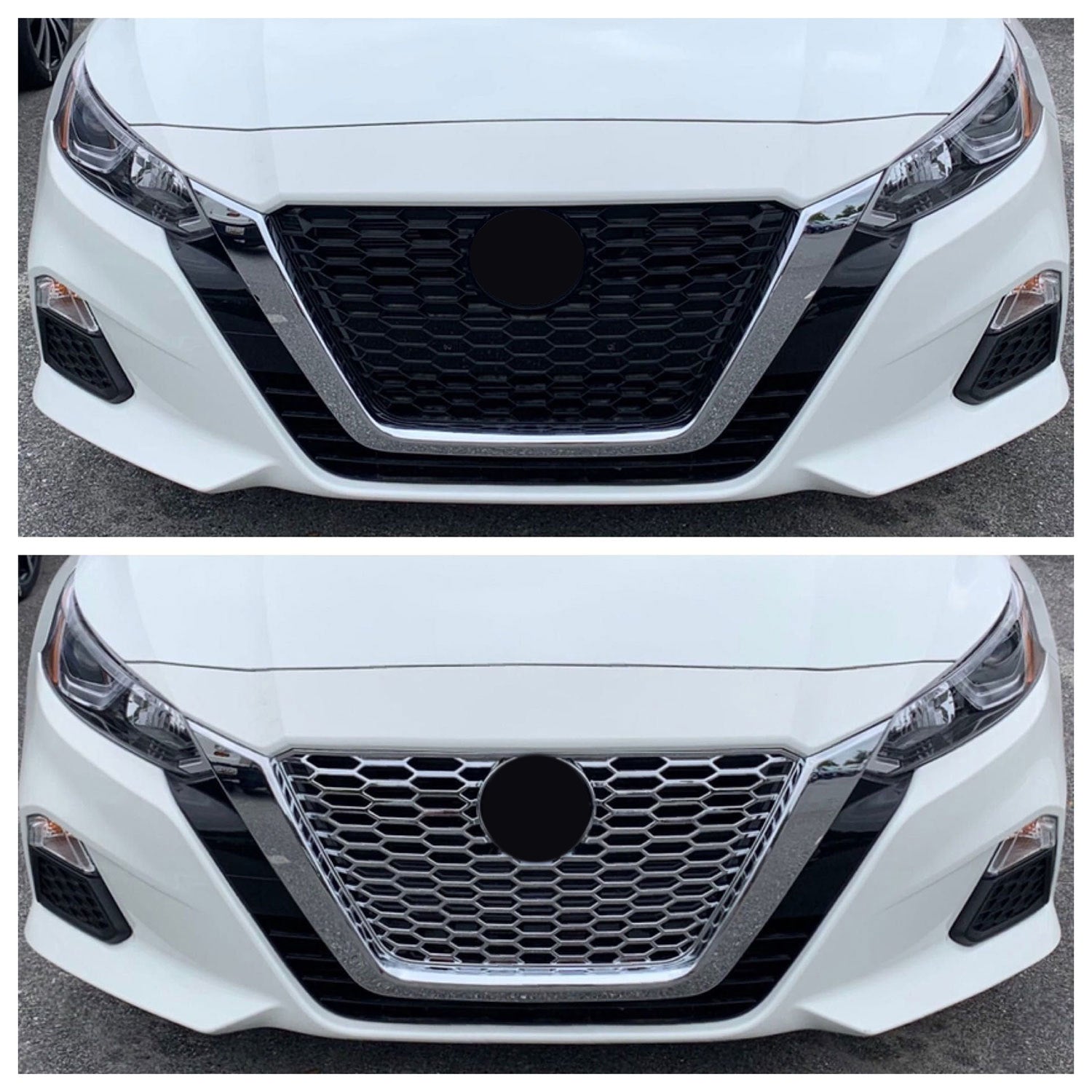 2019-2022 Nissan Altima Grille Overlay Chrome 1Pcs ABS Plastic