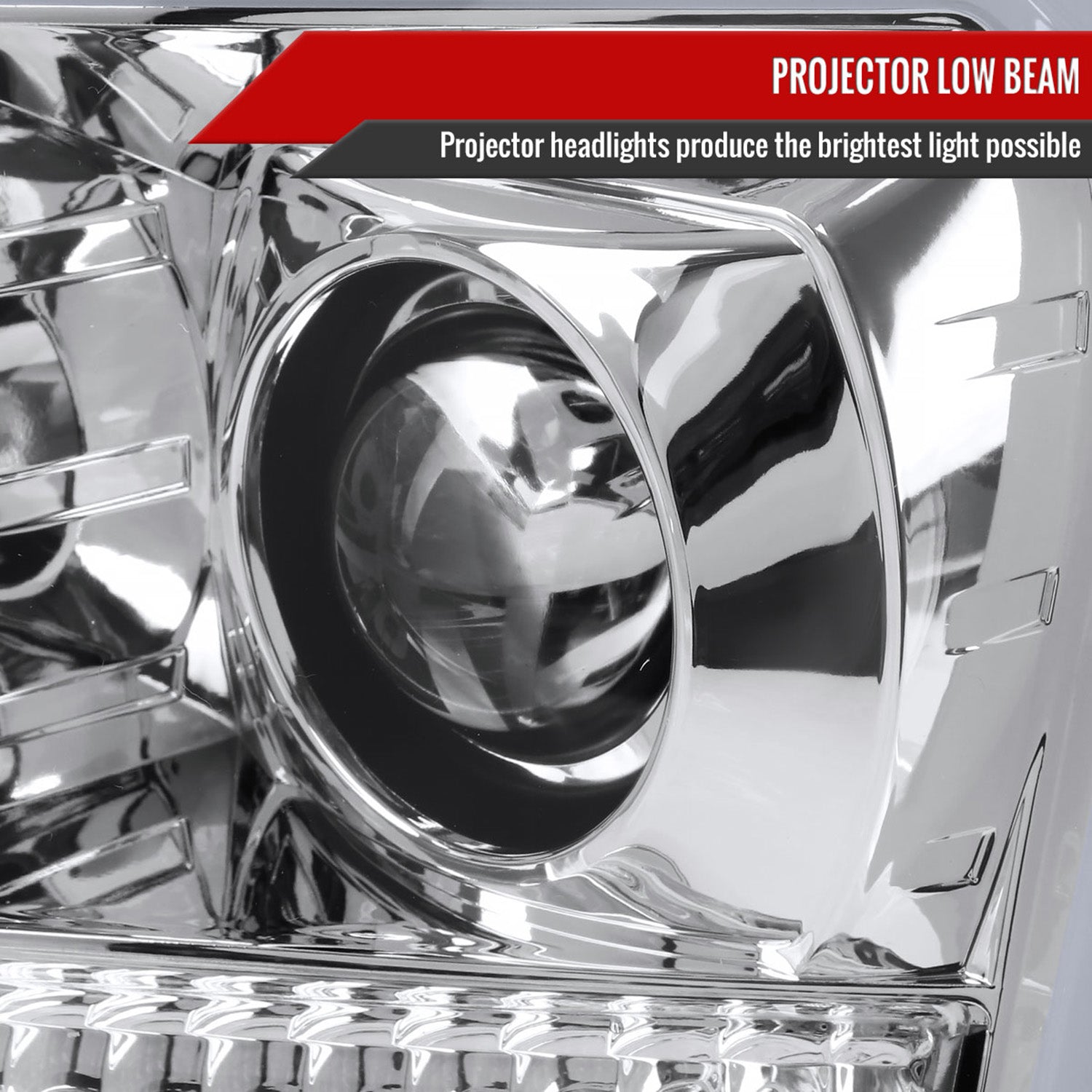 2004-2008 Ford F-150/ 06-2008 Lincoln Mark LT LED C-Bar Headlights Chrome