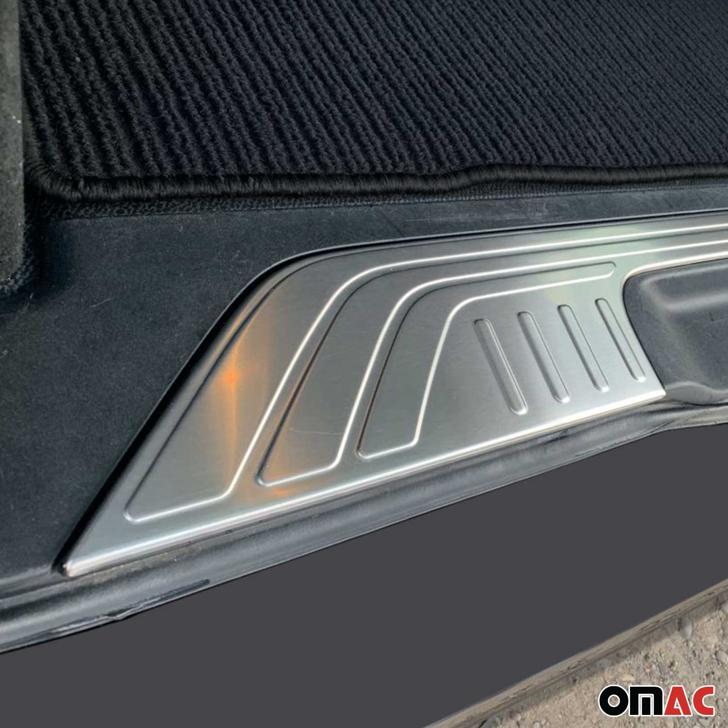 2016-2024 Mercedes Metris Trunk Sill Cover Bumper Protector Stainless Steel