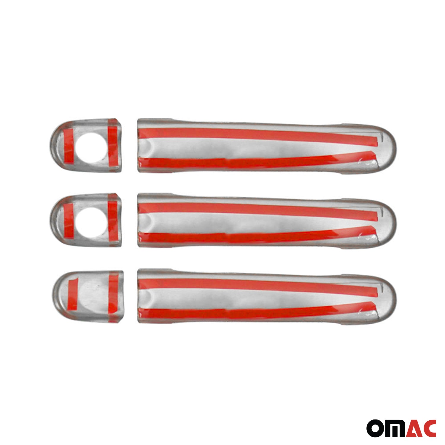 2011-2018 VW Touareg Car Door Handle Cover Protector Stainless Steel Chrome 8 Pcs