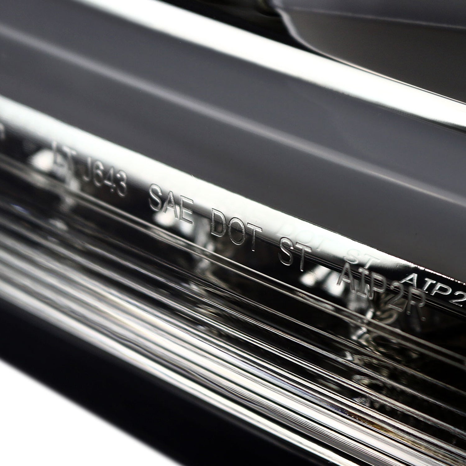 2010-2016 Hyundai Genesis Coupe White Bar LED Tail Lights Chrome/Smoke