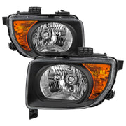 2003-2008 Honda Element Factory Style Headlights Matte Black/Clear Lens