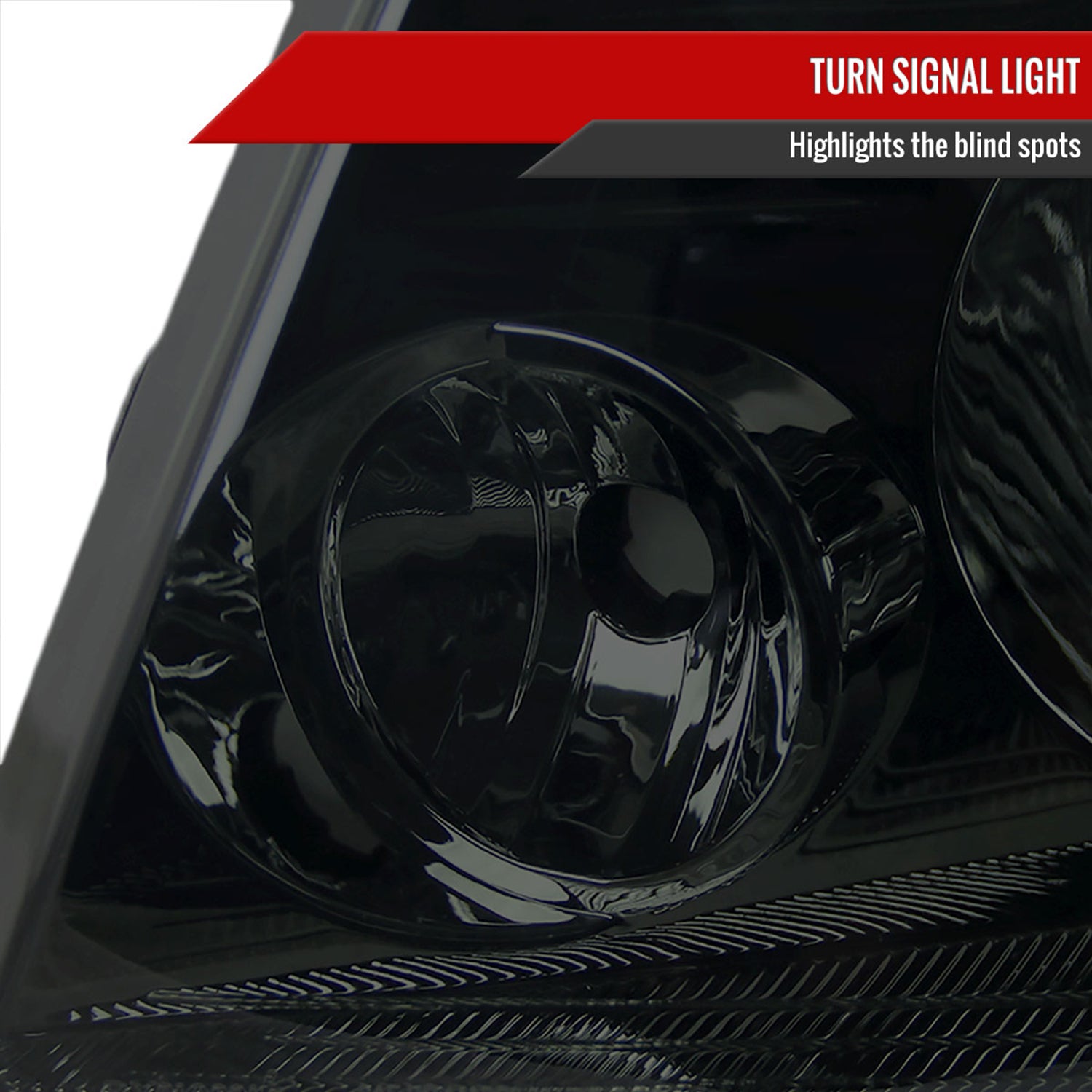 2004-2008 Ford F-150/ Lincoln Mark LT Replacement Headlights Amber & Chrome