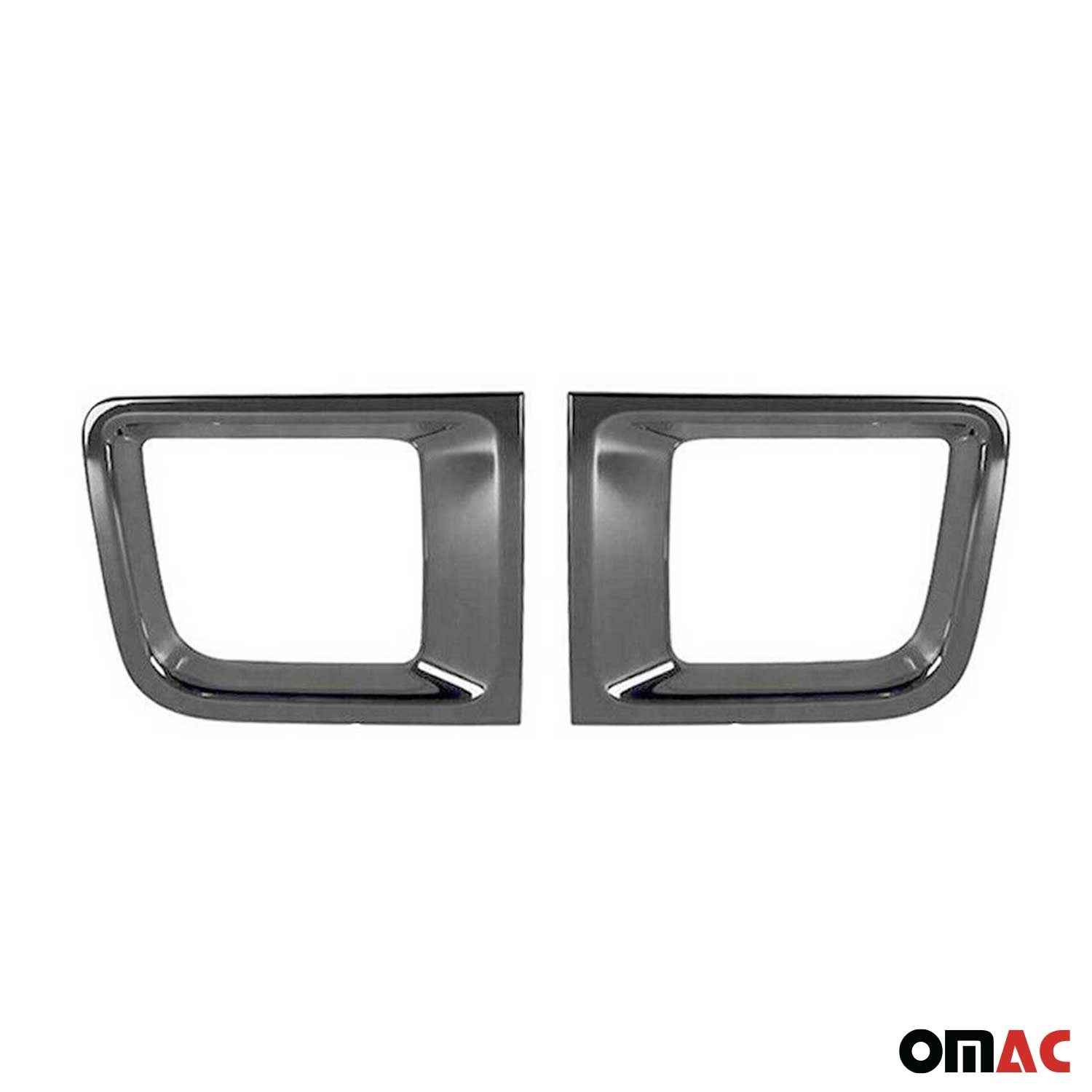 2015-2018 Jeep Renegade Front Bumper Trim Molding Dark 2 Pcs