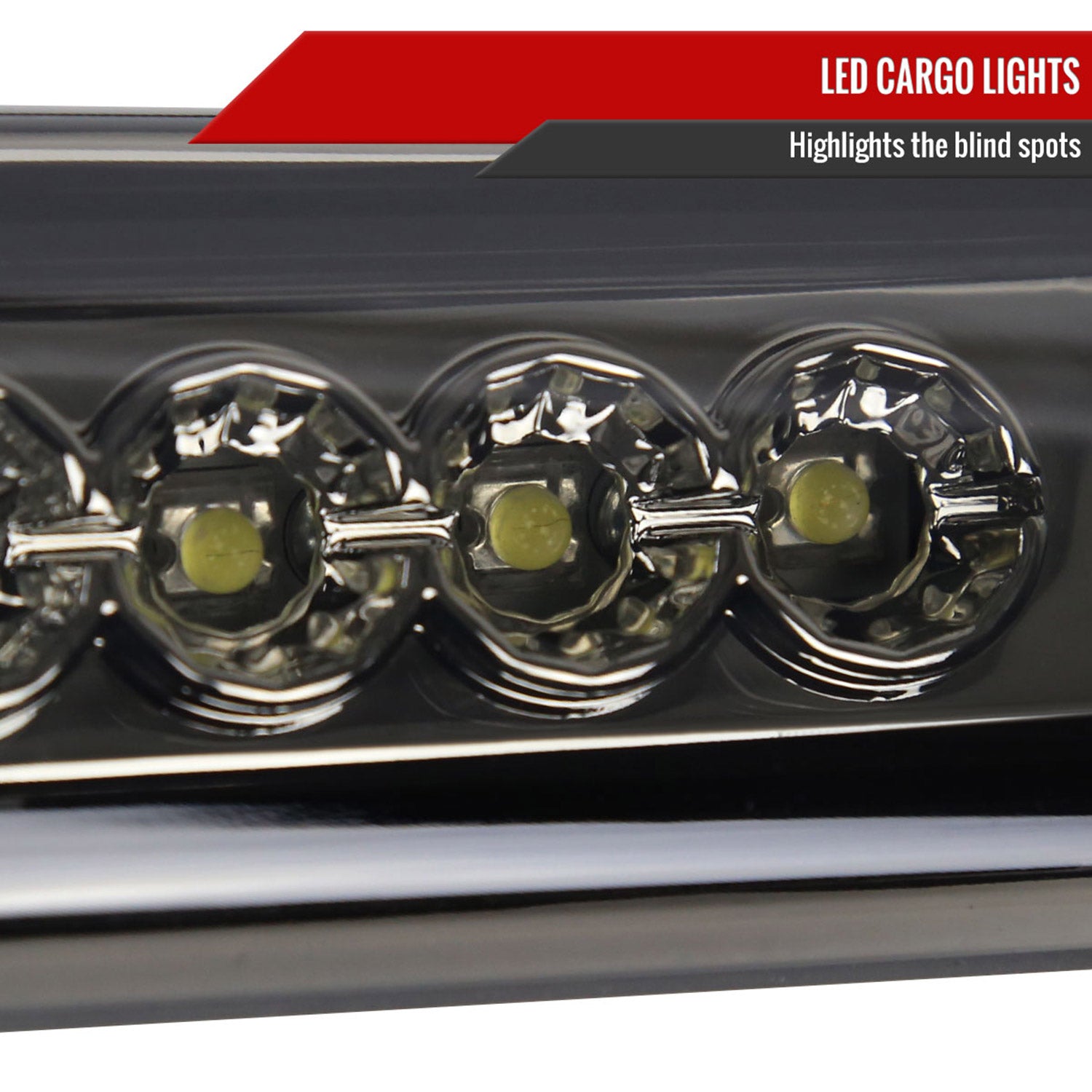 1994-2002 Dodge RAM LED 3rd Brake Light Black Housing/Smoke Lens