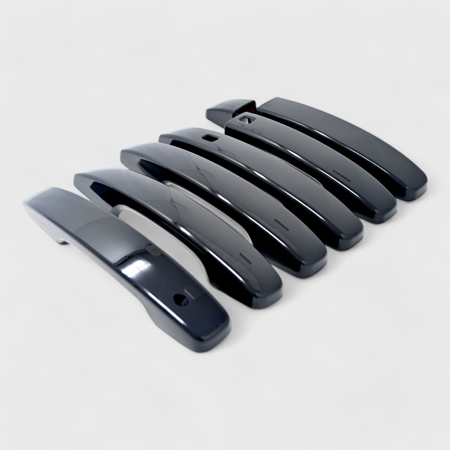 2020-2023 Kia Soul EV Door Handle Cover Gloss Black 5Pcs ABS Plastic
