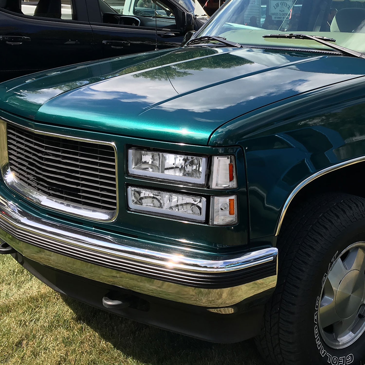 1994-1998 GMC C10/Sierra/Suburban/Yukon Headlights LED &Corner Lights Chrome