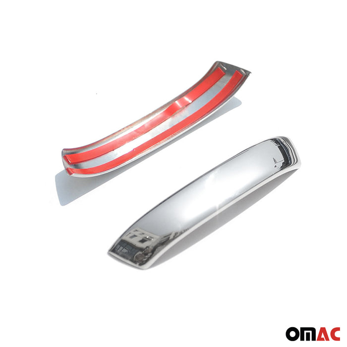 Car Door Handle Cover Trim for Smart ForTwo 1998-2007 Steel Chrome 2 Pcs