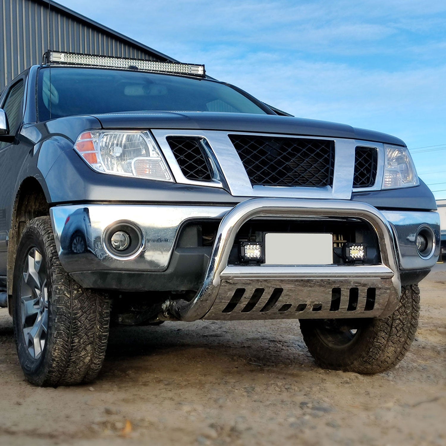 2005-2019 Nissan Frontier H11 Fog Lights Kit Switch & Wiring Harness Chrome