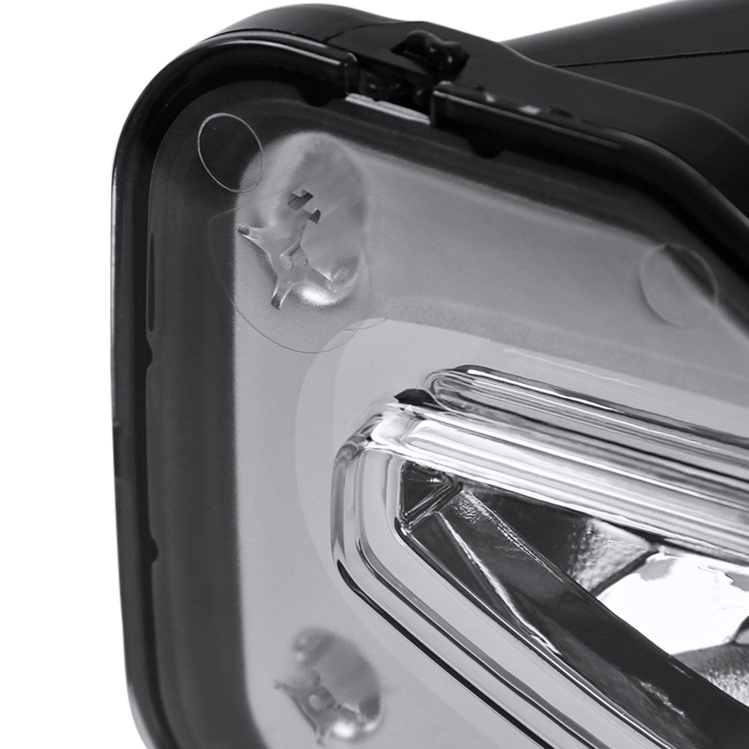 2016-2018 GMC Sierra 1500 6500K LED Fog Lights Kit Chrome Housing/Clear Lens