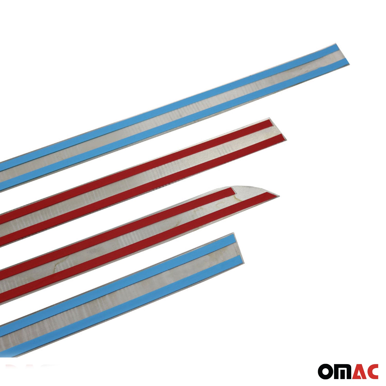 2016-2024 Mercedes Metris L3 Long Side Door Molding Trim Skirt Garnish Stainless Steel 6x