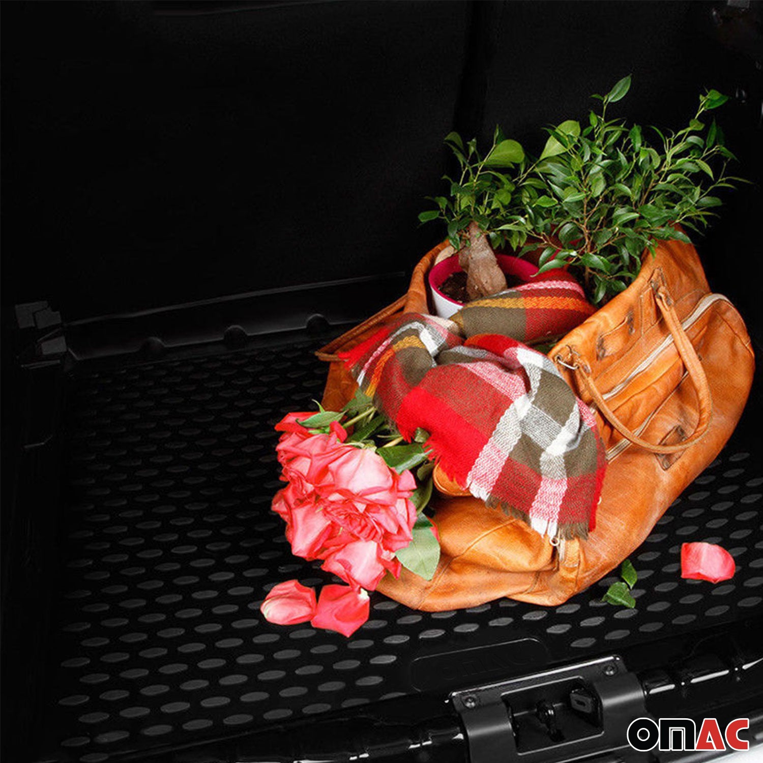 Cargo Mats Liner for Toyota Yaris Hatchback 2015-2018 Facelift Upper Trunk Mat