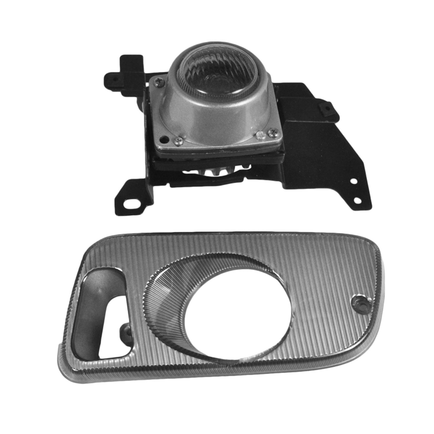 1992-1995 Honda Civic Coupe/Hatchback H3 Fog Lights Kit Chrome/Clear Lens