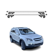 2012-2015 Chevrolet Captiva Sport Roof Rack Cross Bars Silver
