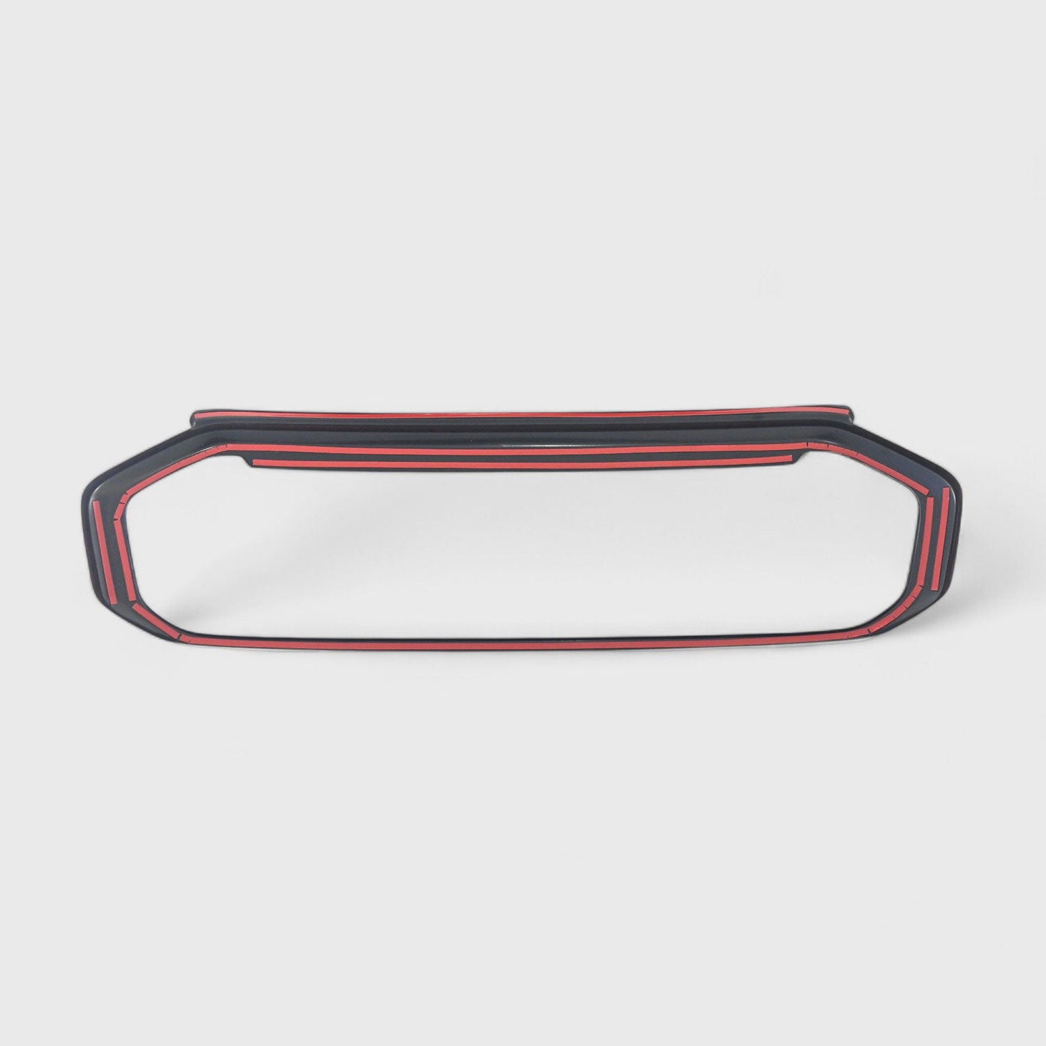 2019-2023 Ford Ranger Grille Overlay Gloss Black 1Pcs ABS Plastic