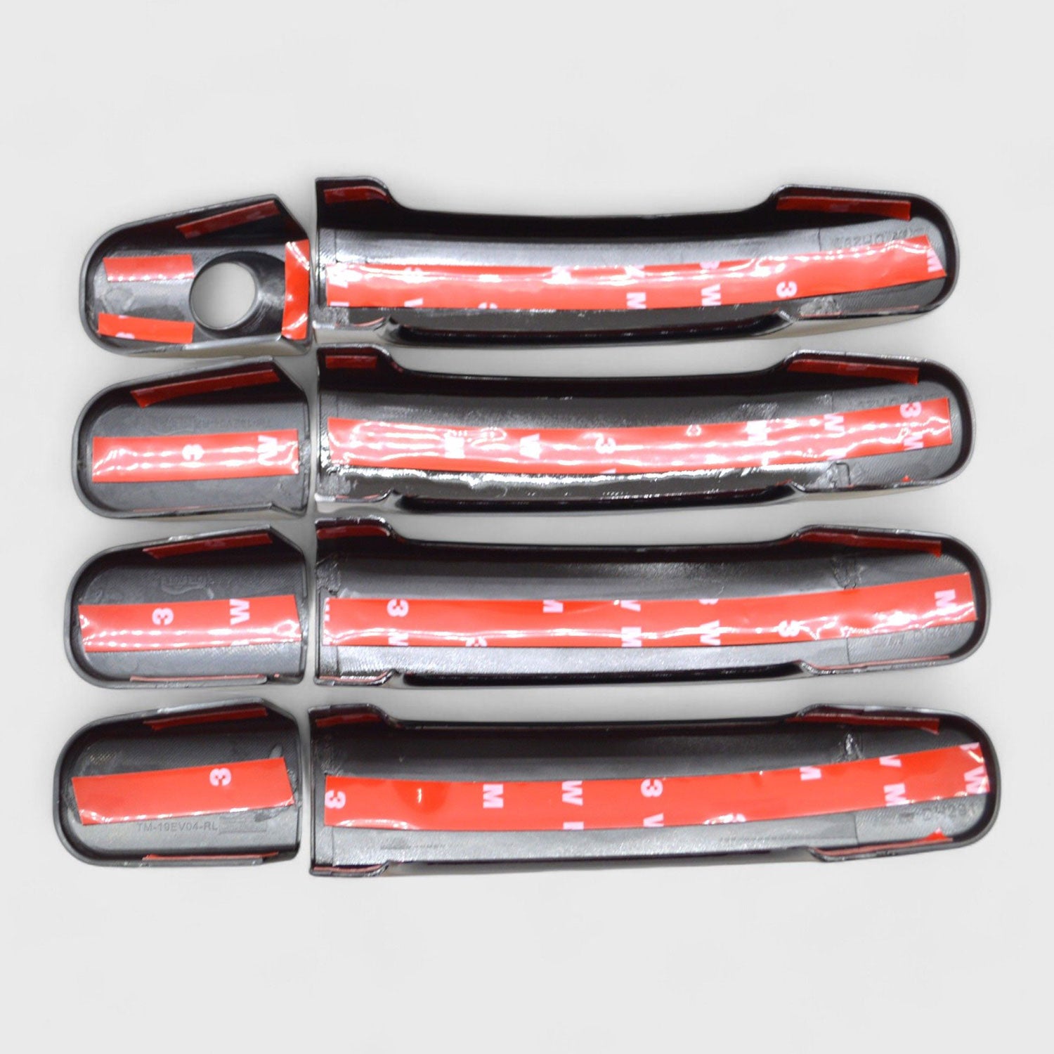 2019-2024 Ford Ranger Door Handle Cover Gloss Black 8Pcs ABS Plastic