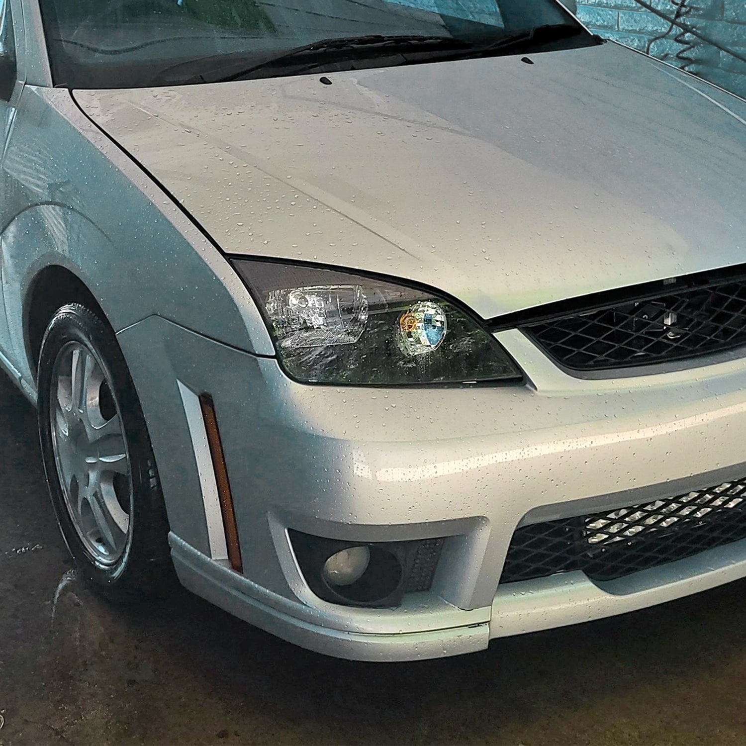 2005-2007 Ford Focus Factory Style Headlights Matte Black Housing/Clear Lens