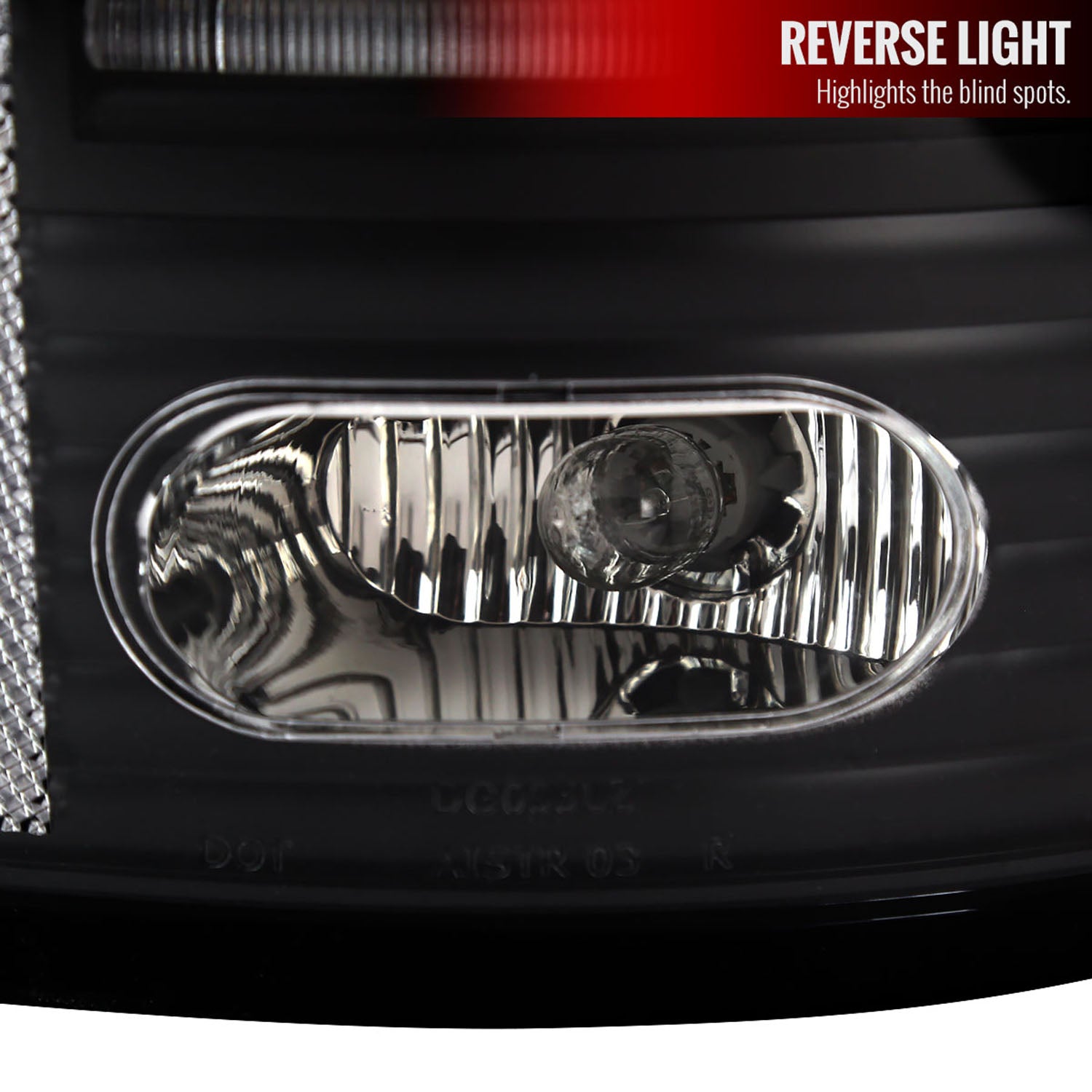 2002-2006 Dodge RAM LED Tail Lights Matte Black Housing/Clear Lens