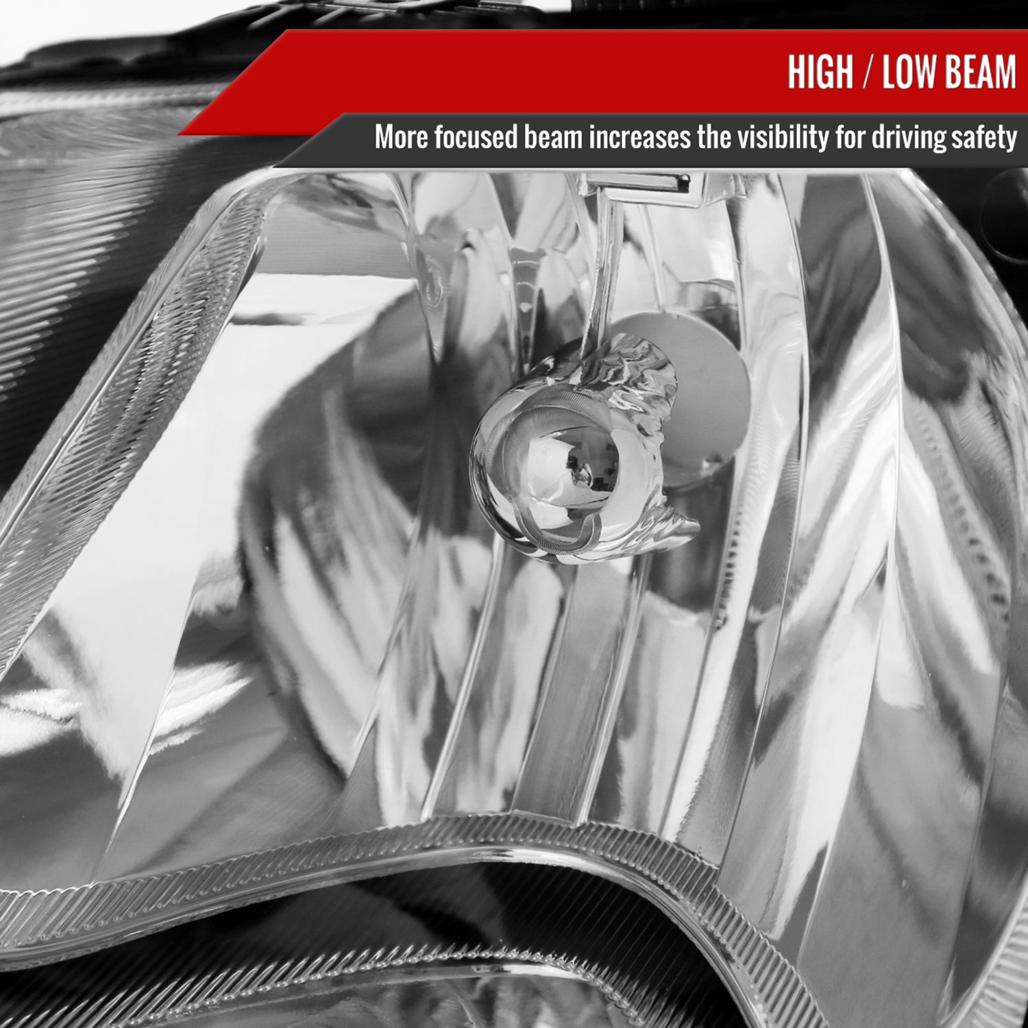 2001-2007 Dodge Caravan / Voyager /Town&Country Factory Headlights Chrome