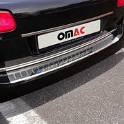 2006-2010 VW Passat B6 Wagon Rear Bumper Sill Cover Protector Stainless Steel