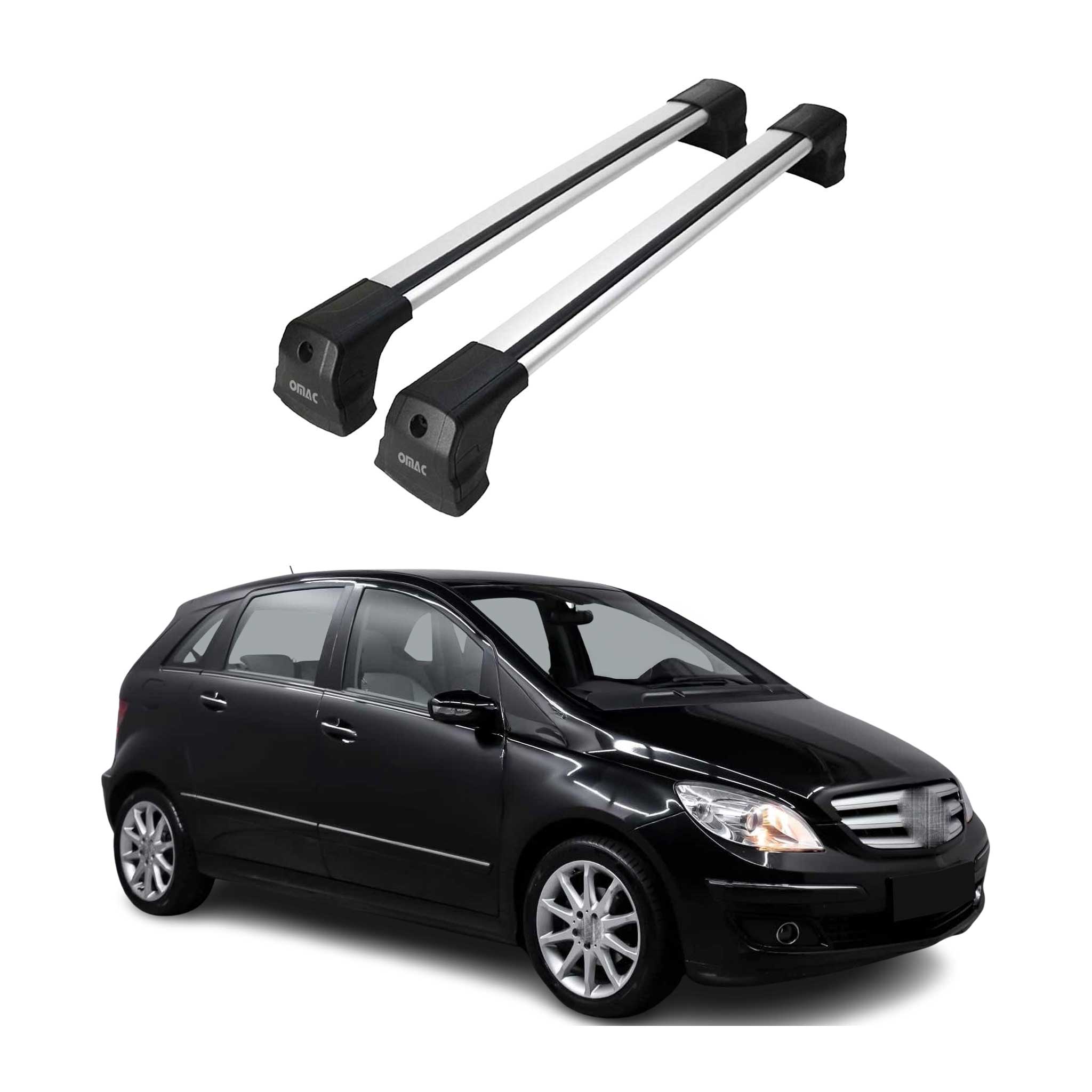 2006-2011 Mercedes B Class W245 Roof Rack Cross Bars Silver