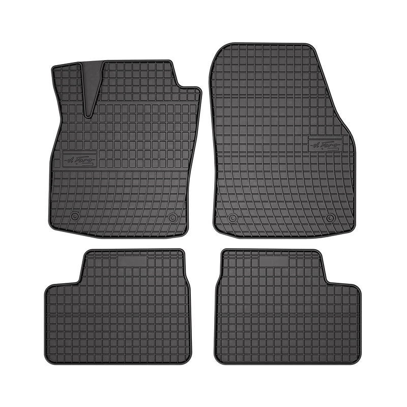 2004-2014 Opel Saturn Astra Floor Mats Liners Full Set All Weather Rubber Black