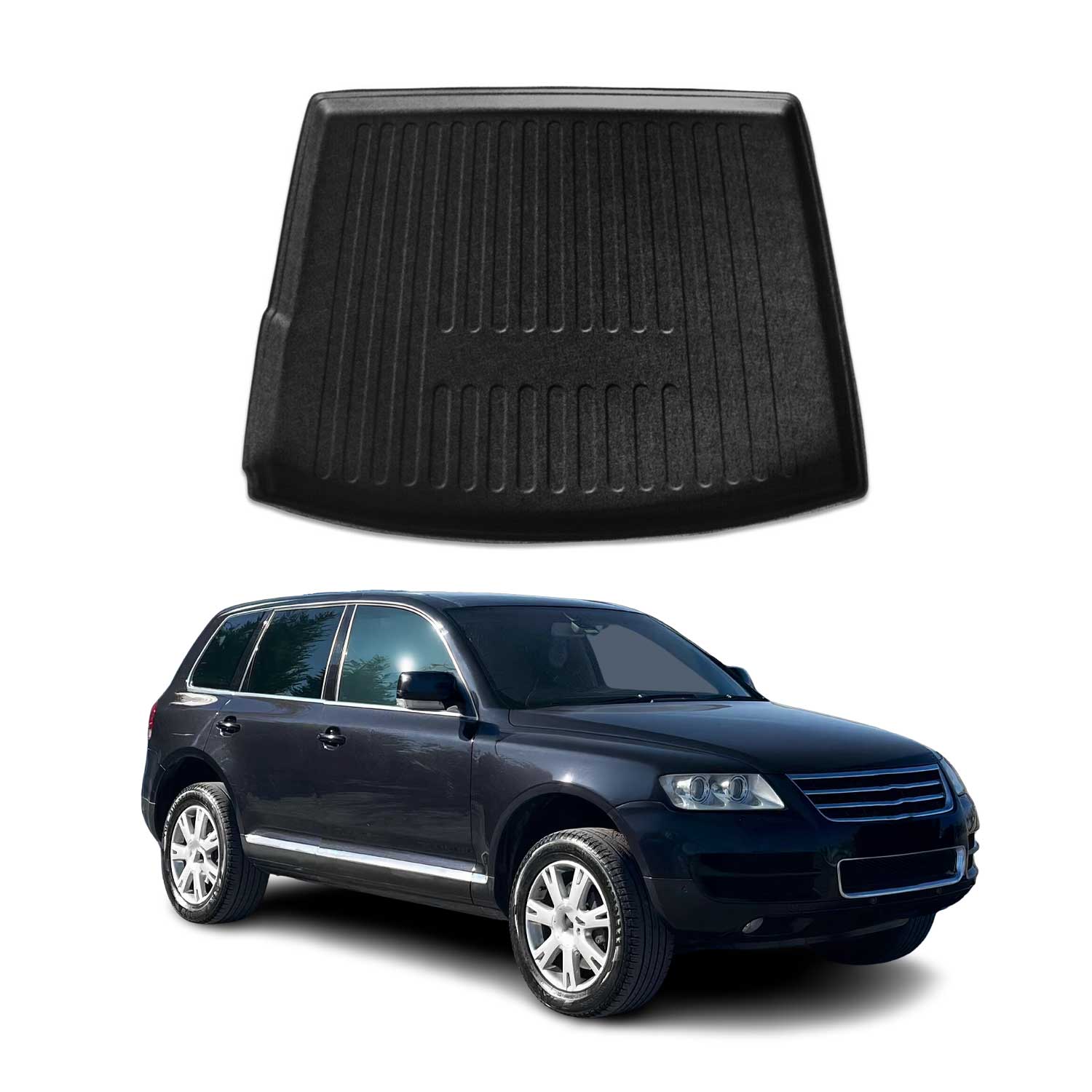 2004-2010 VW Touareg Cargo Liner Trunk Mat All Weather Black