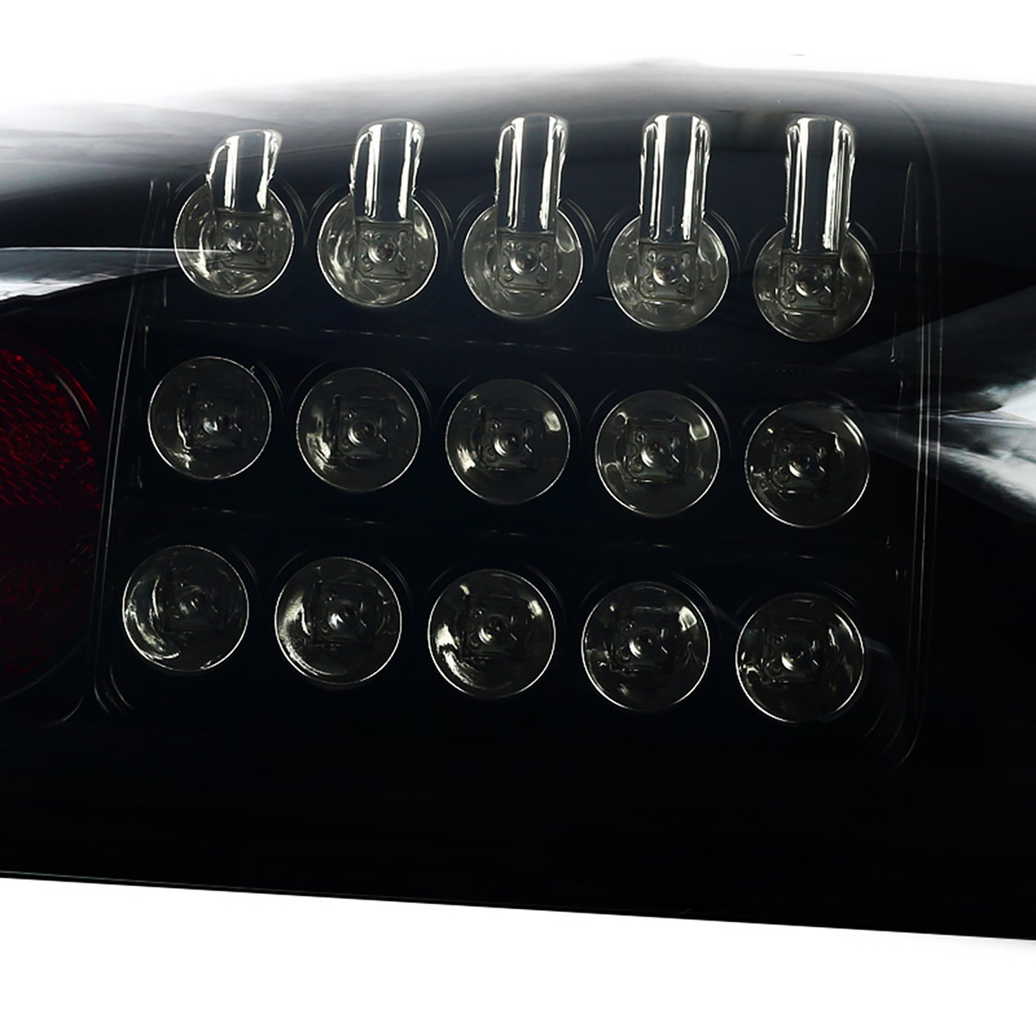 2008-2016 Ford F-250/350/450/550 Super Duty LED Tail Lights Glossy Black/Smoke