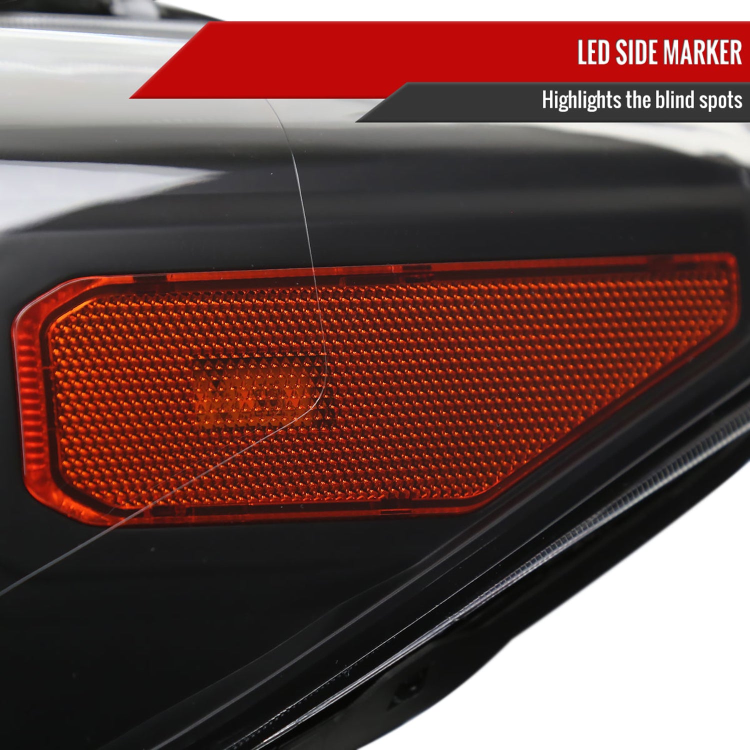 2016-2023 Toyota Tacoma Sequential LED Bar Projector Headlights Matt Black