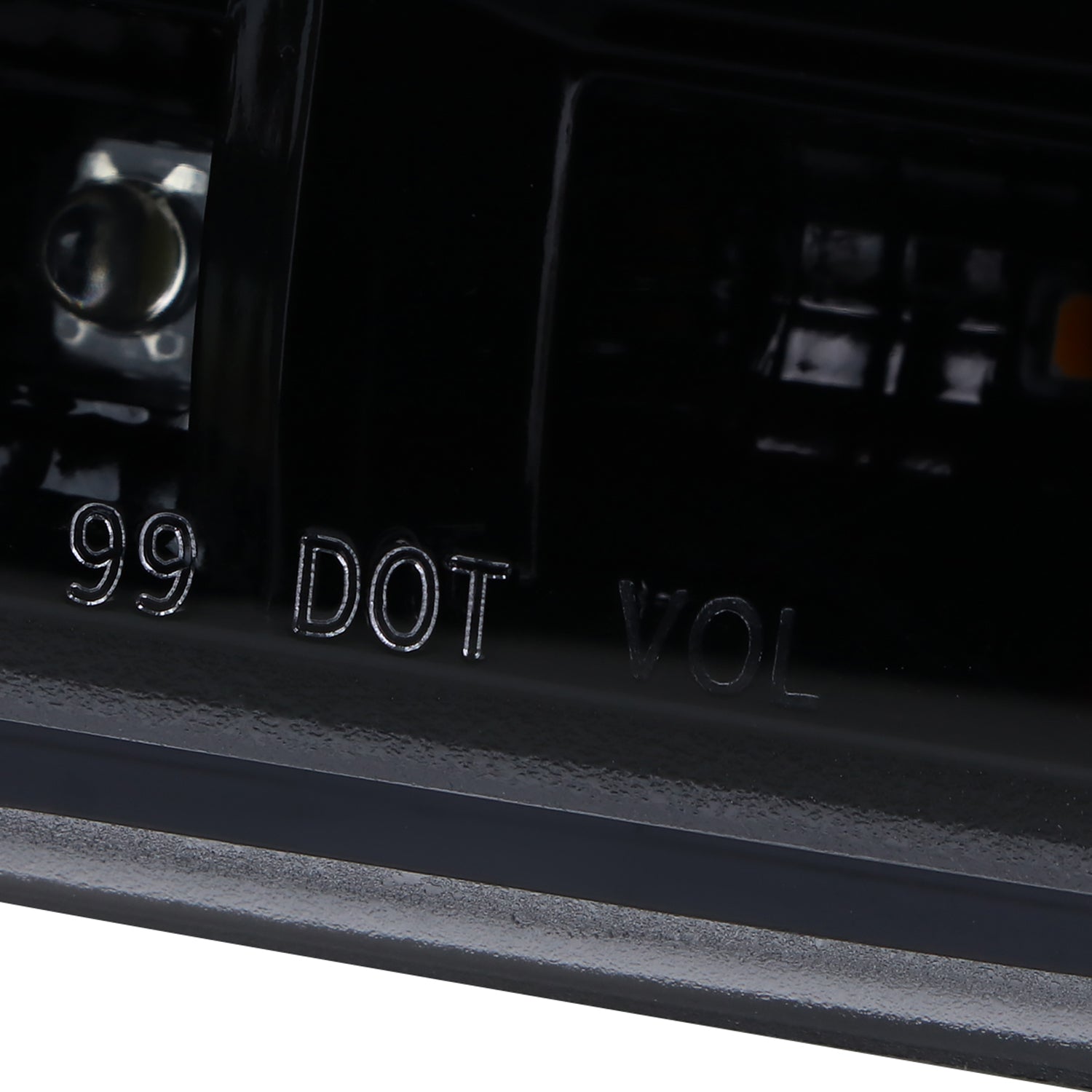 1999-2007 GMC Sierra / Yukon/XL Bumper Lights Signal Lights Glossy Black Smoke