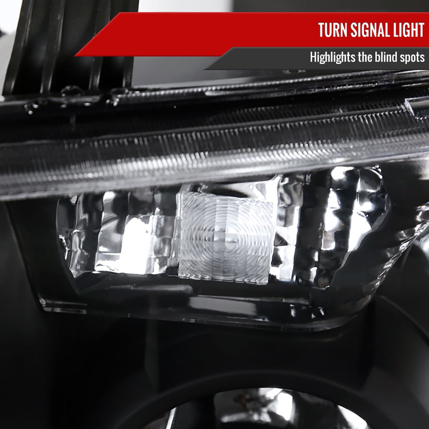 2007-2014 Toyota Tundra/Sequoia Retro Projector Headlights Matt Black/Clear