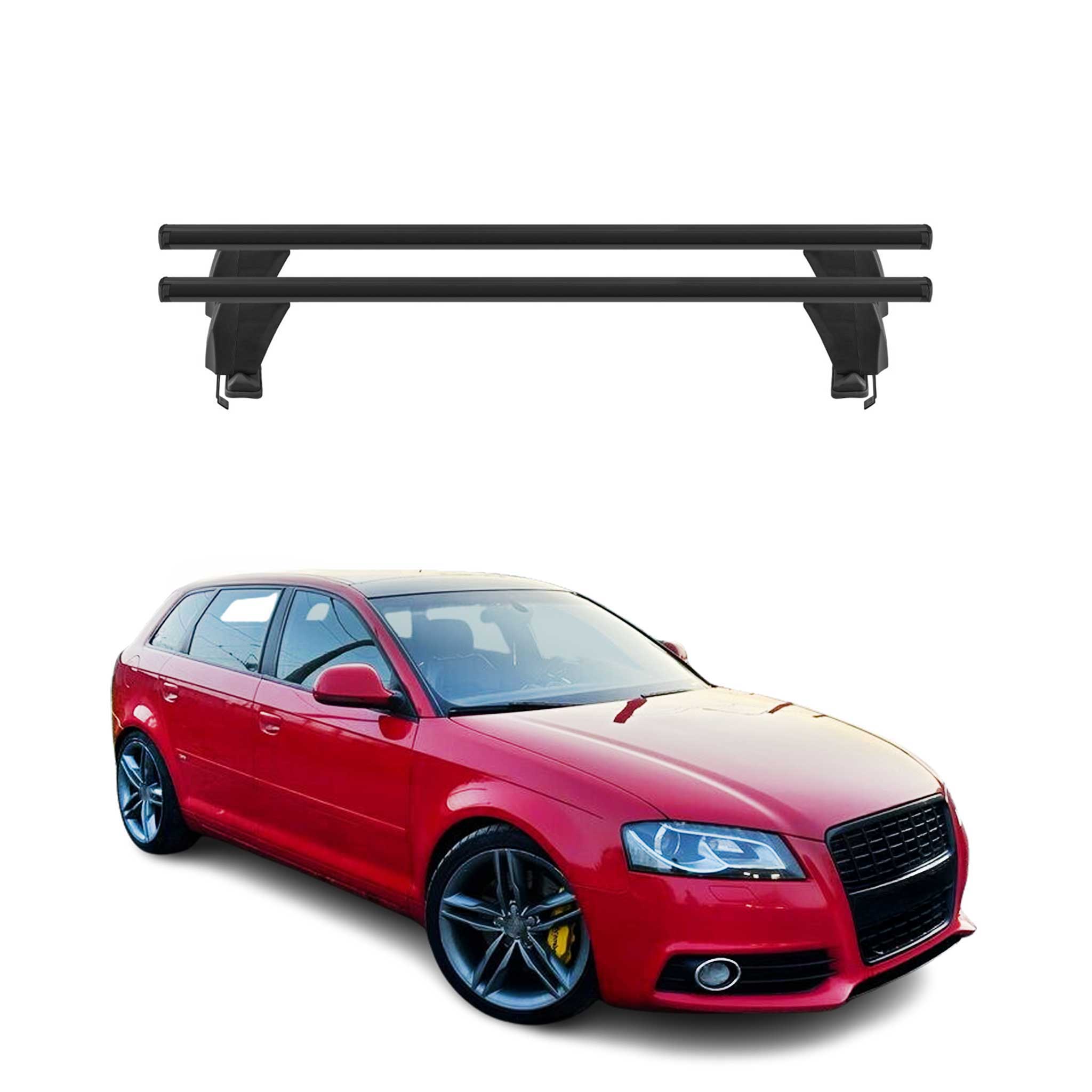 2006-2013 Audi A3 Sportback Roof Rack Cross Bars Luggage Carrier 2 Pcs