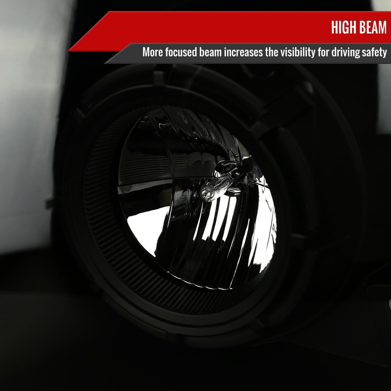 2004-2008 Ford F-150/Lincoln Mark LT LED CBar Projector Headlights Black&Smoke