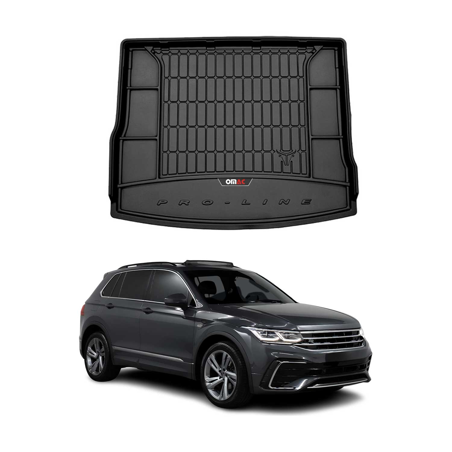 2018-2024 VW Tiguan Premium Cargo Liner Trunk Mat All Weather Heavy Duty