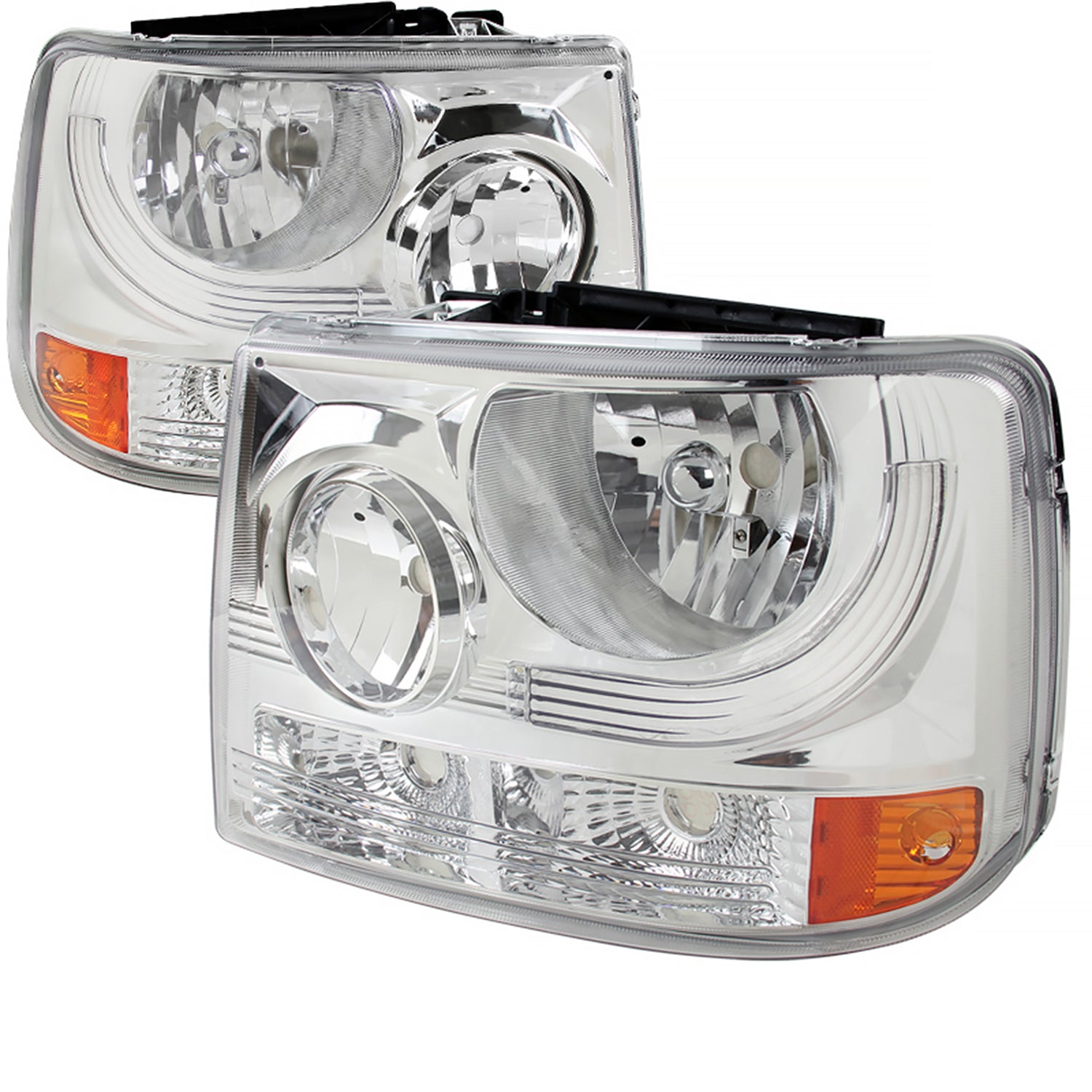 1999-2002 Chevy Silverado 1500 2500/Tahoe Suburban & Headlights Bumper Lights