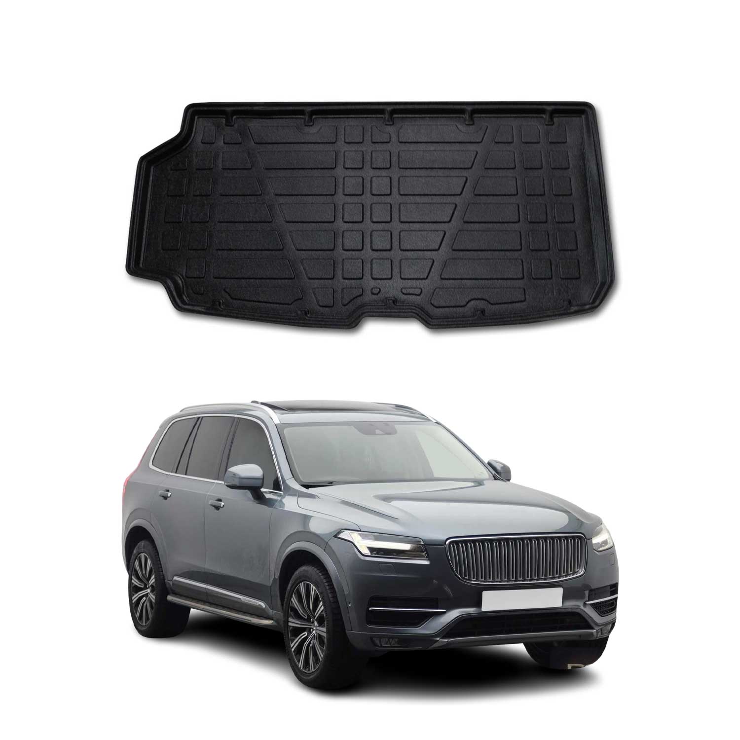 2016-2026 Volvo XC90 Cargo Liner Trunk Mat All Weather Black