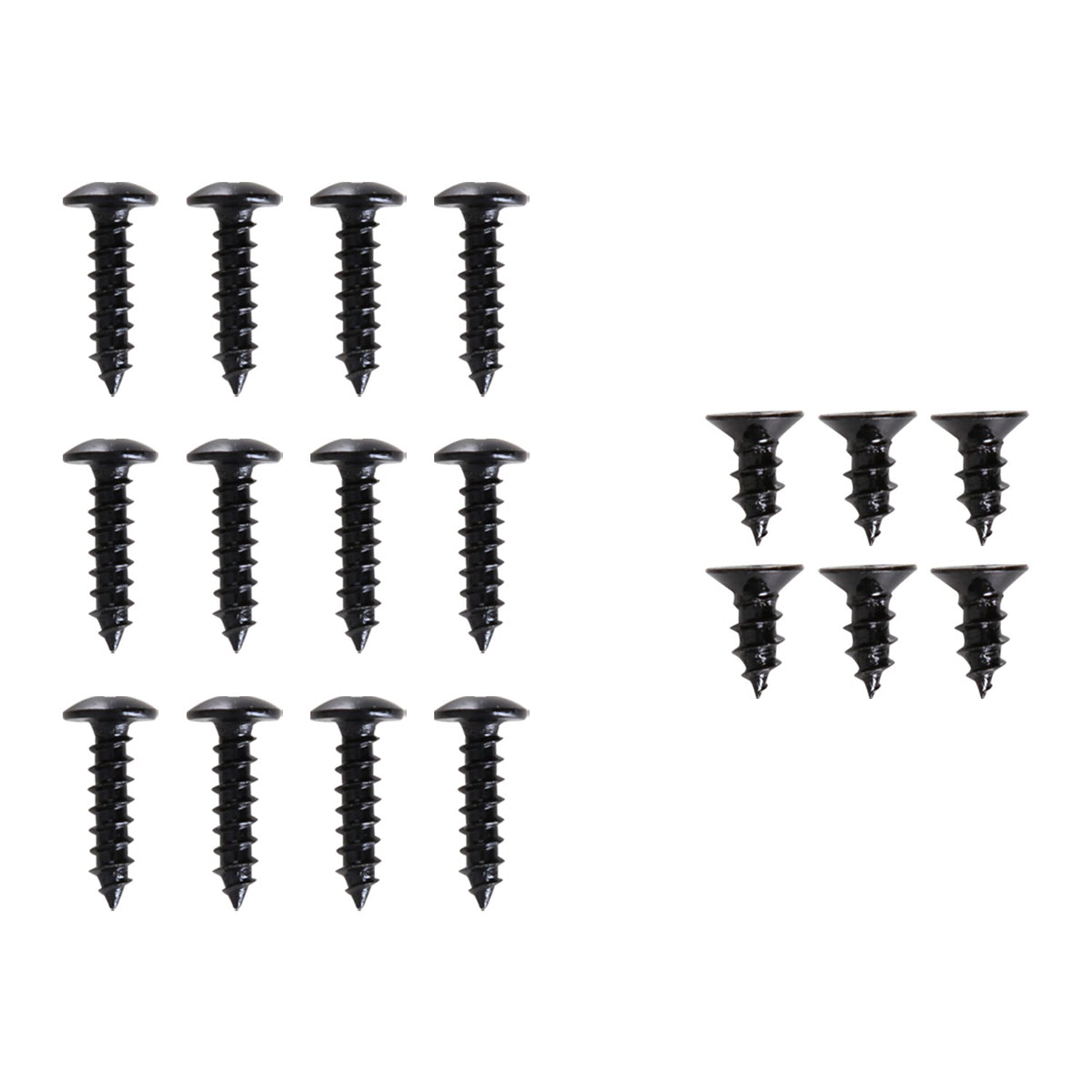 2016-2019 Nissan Sentra Matte Black Polypropylene 3Pcs Bumper Lip Spoiler