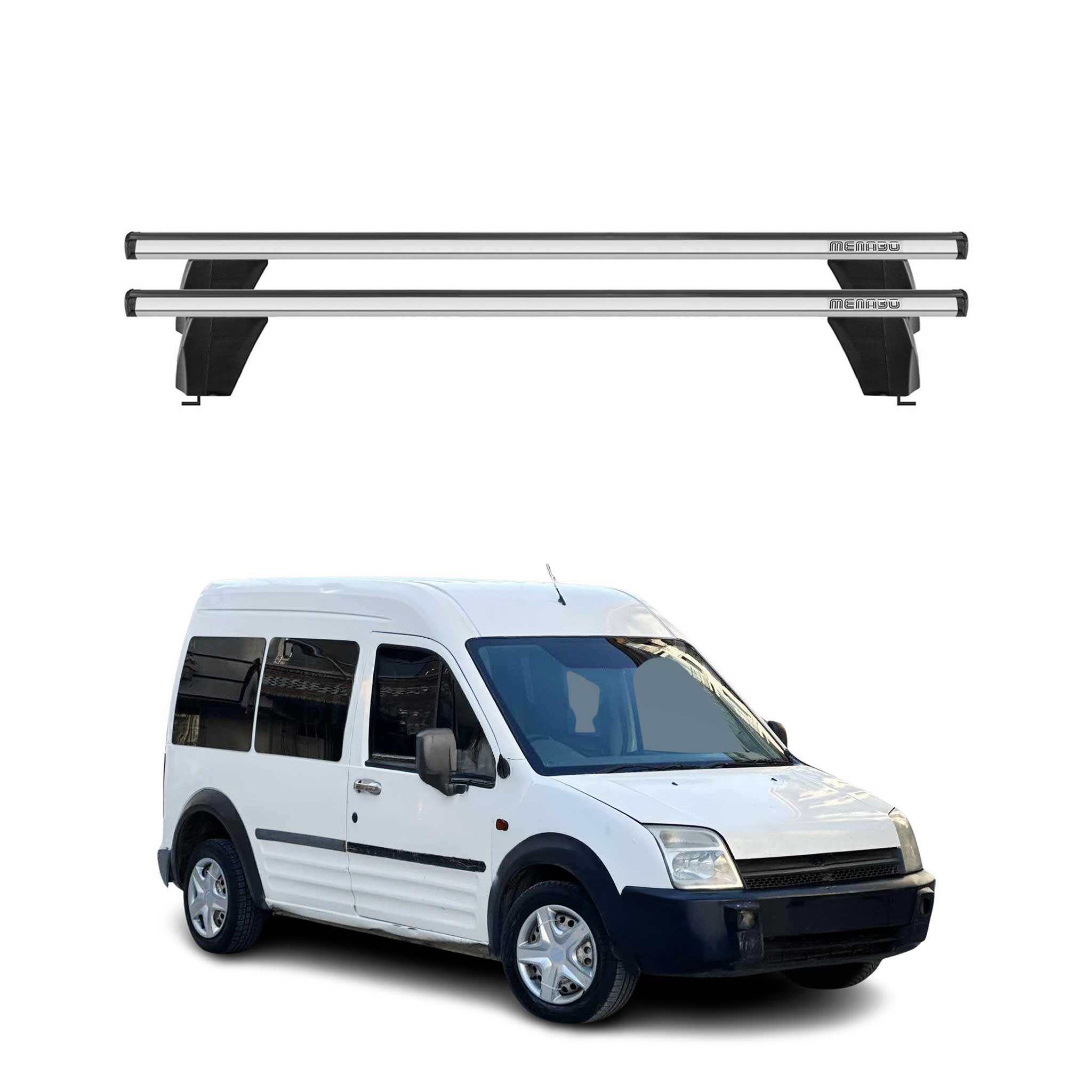 2010-2013 Ford Transit Connect Roof Rack Cross Bars Silver