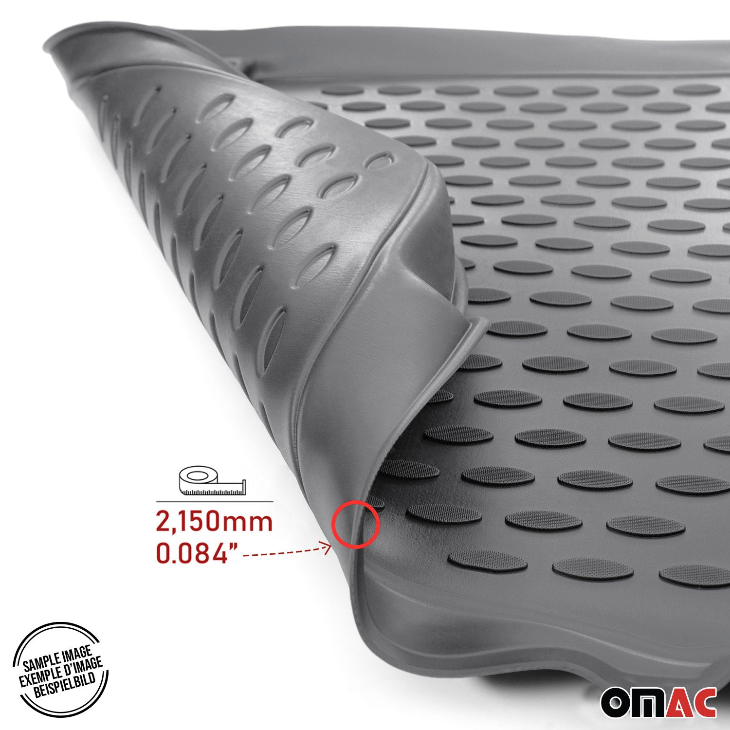 2011-2020 Toyota Sienna 3.gen 8 Seats Floor Mats Liners Full Set All Weather Gray