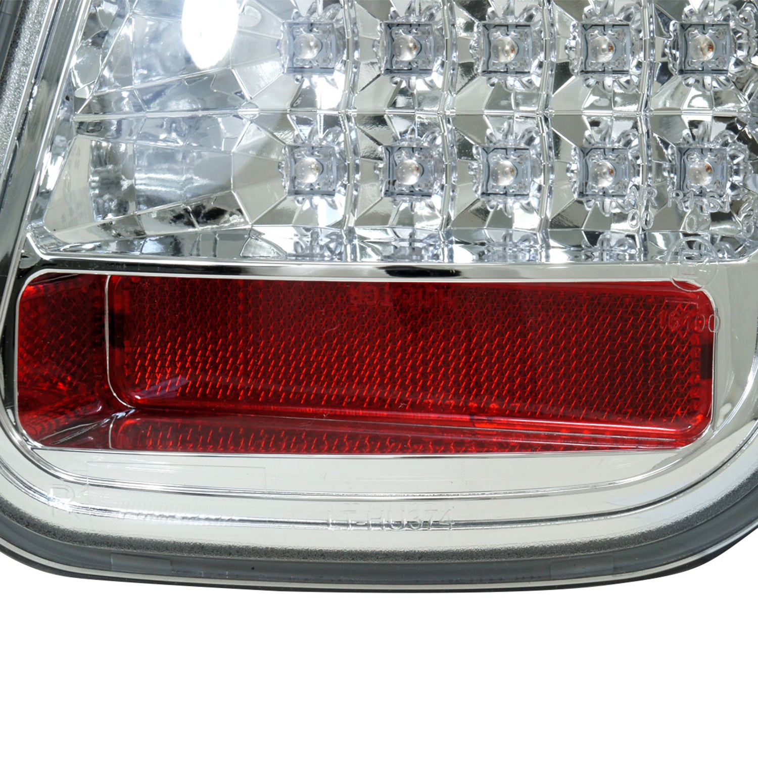 2005-2006 Mini Cooper S LED Tail Lights Chrome Housing/Clear Lens