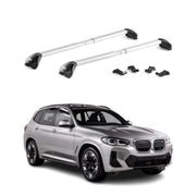 2021-2026 BMW iX3 G08 Roof Rack Cross Bars Carrier Silver