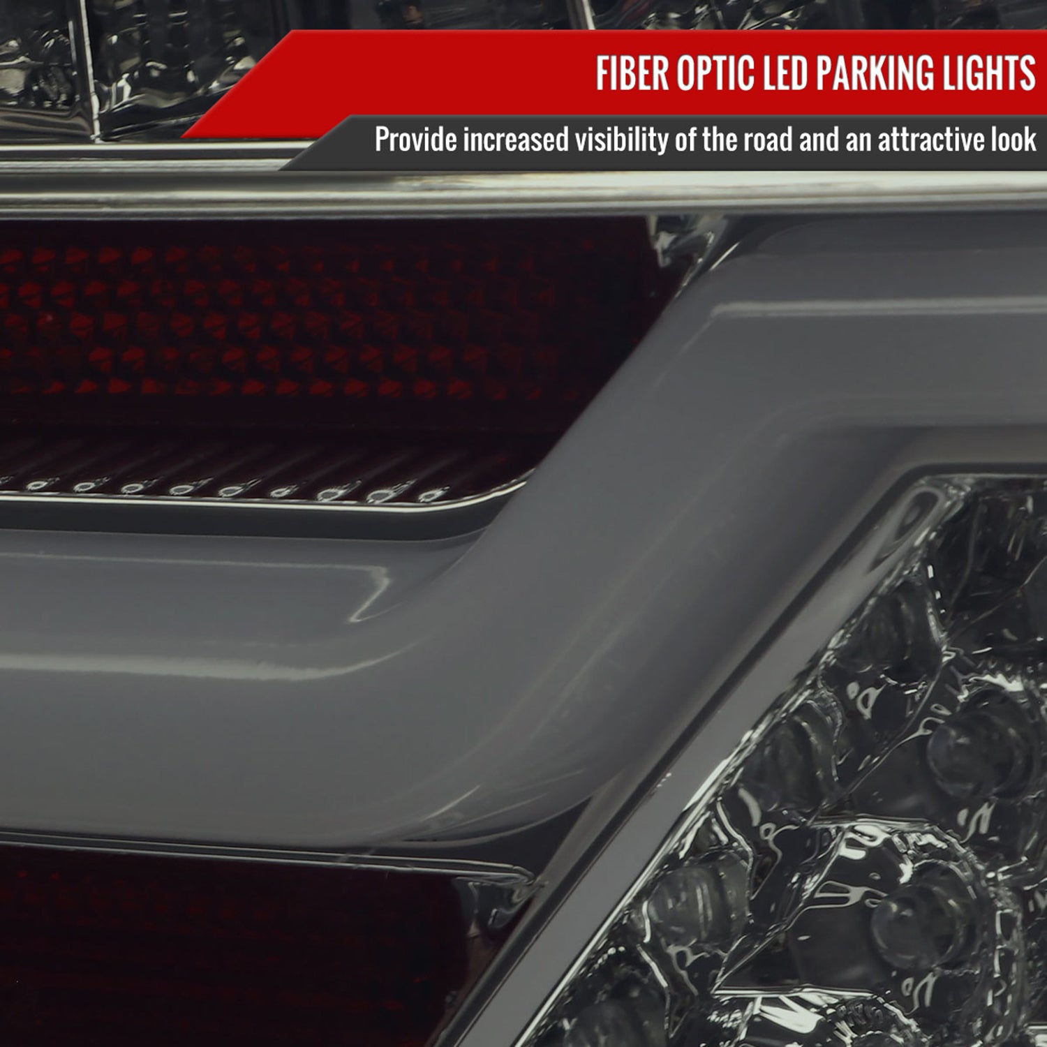 2009-2011 BMW E90 3-Series 4Dr Sedan Red LED Tail Light Chrome/Smoke Lens