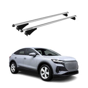 2022-2024 Audi Q4 E-Tron F4 Roof Rack Cross Bars Silver
