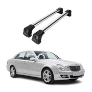 Roof Racks Cross Bar for Mercedes E-Class Sedan 2003-2009 Gray Aluminium 2x
