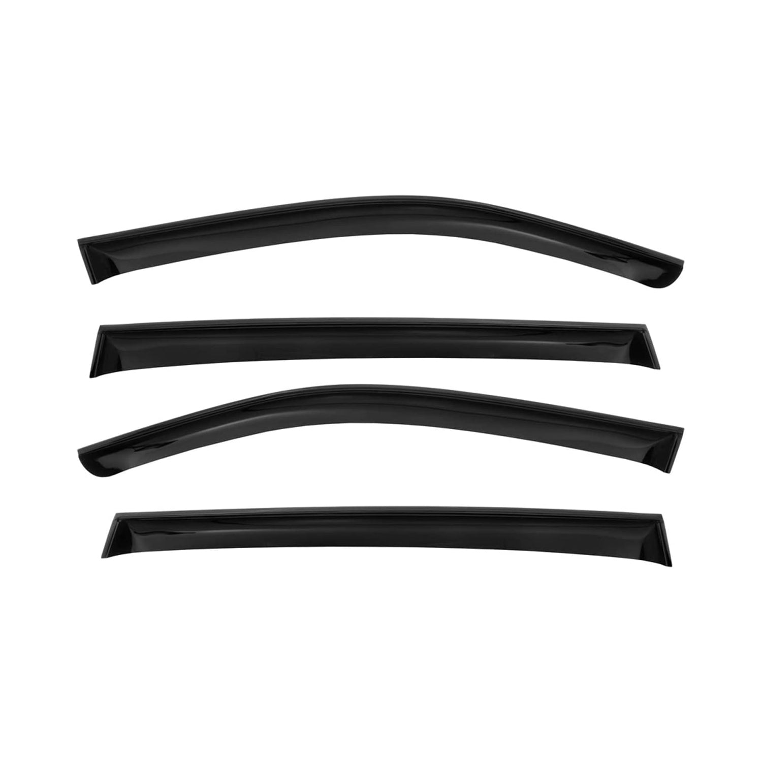 2011-2018 VW Touareg Window Visor Vent Rain Deflector 4Pcs Smoke