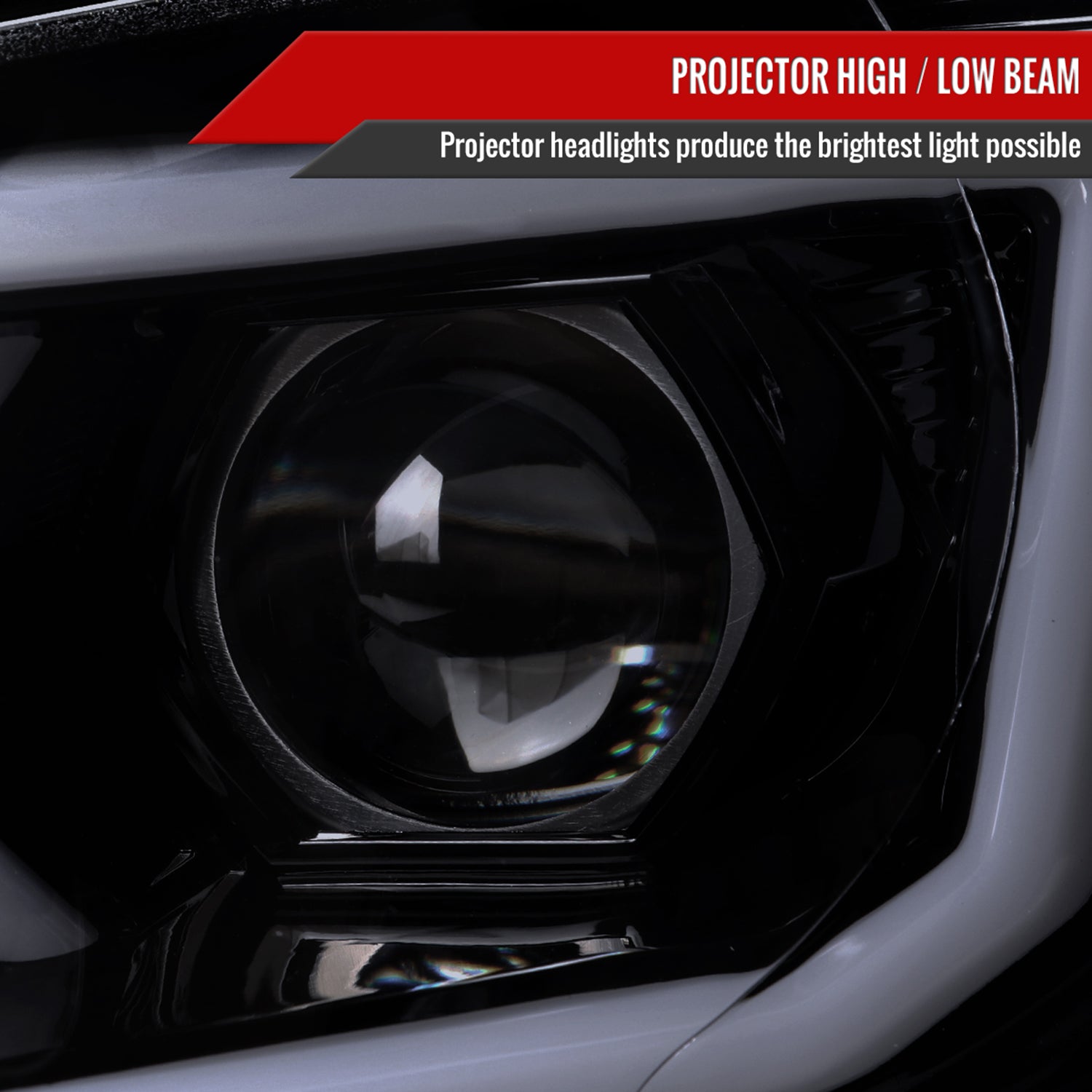 2006-2007 Subaru Impreza WRX STI LED Bar Signal Projector Headlights Smoke