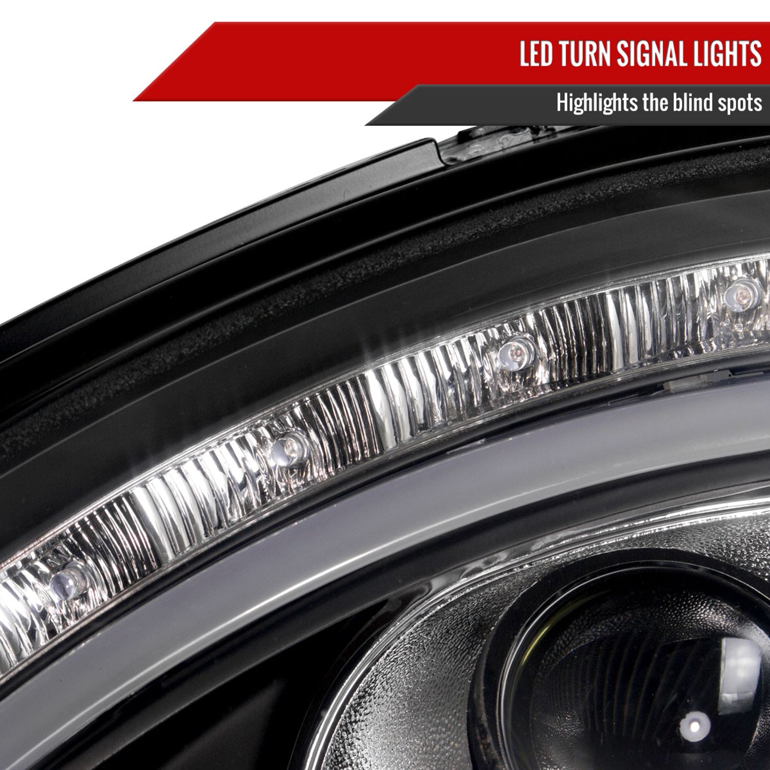 1998-2006 Mercedes Benz W220 S Class Headlights LED Light&Signal Lights Black