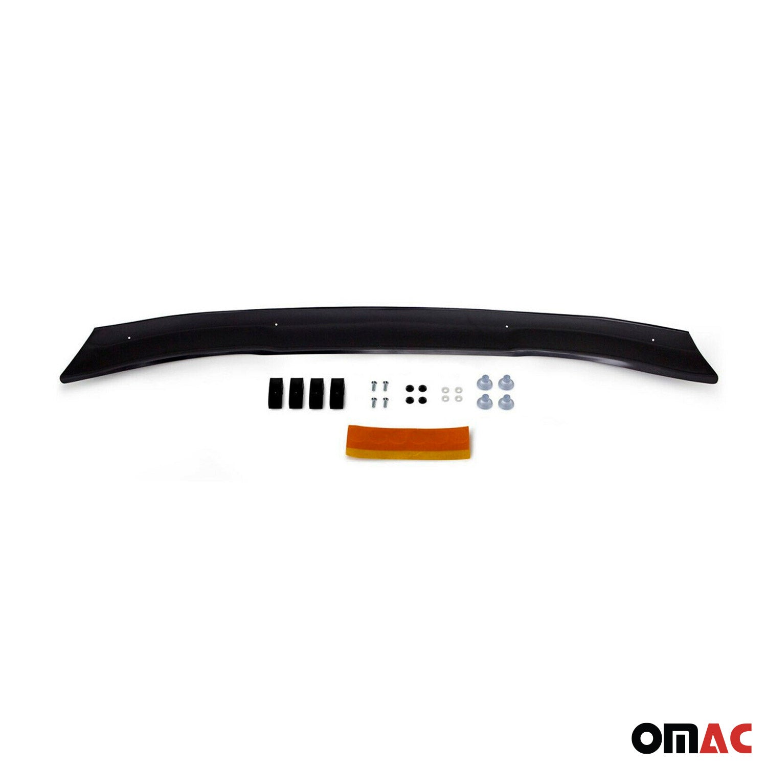 2015-2023 Jeep Renegade Front Bug Shield Hood Deflector Guard Black Smoke