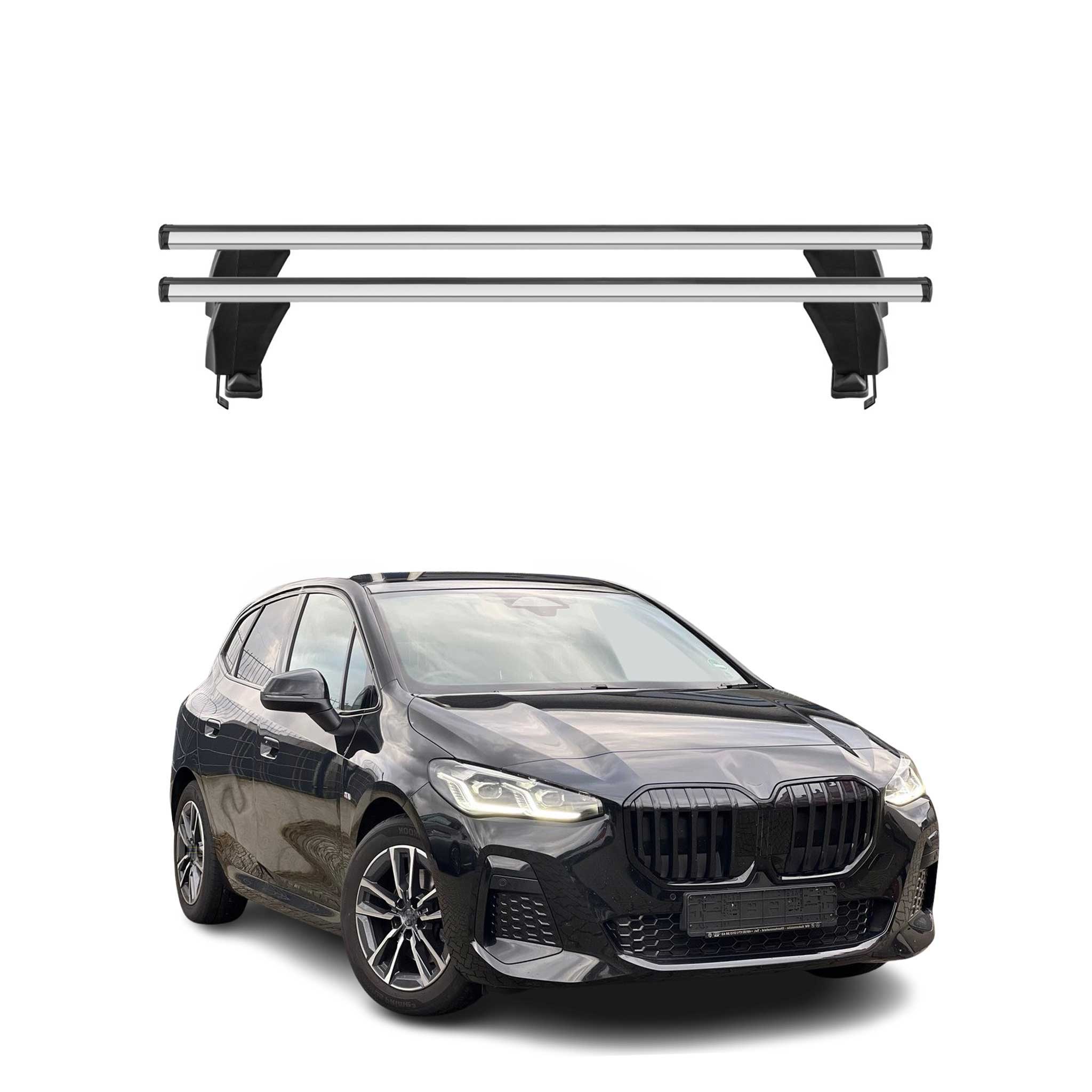 2022-2026 BMW 2 Series U06 Active Tourer Roof Rack Cross Bars Silver