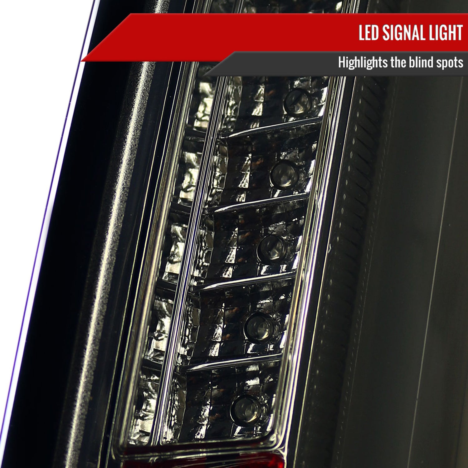 2003-2007 Cadillac CTS LED Tail Lights Chrome Housing/Smoke Lens